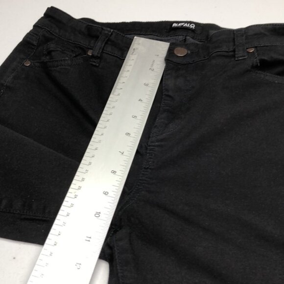 LIKE NEW DAVID BITTON BLACK AUBREY HIGH RISE ANKLE STRAIGHT JEANS 10/30x26 ⭐️ - Picture 10 of 12